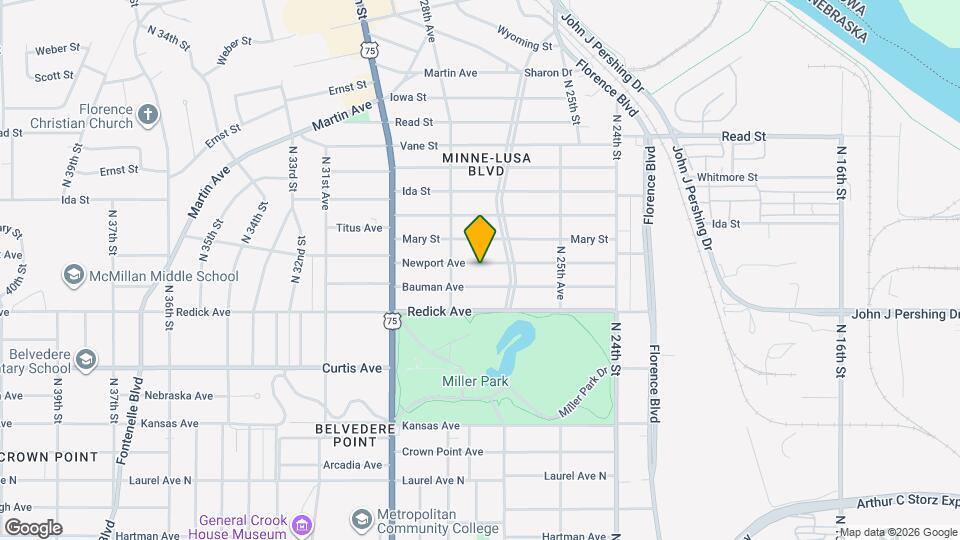 2723 Newport Ave Map and Location Details