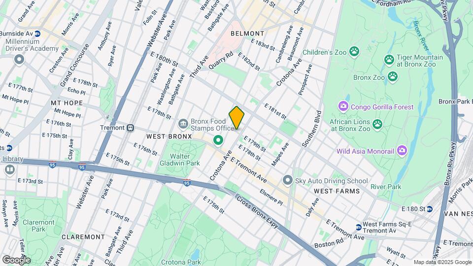 676 E 179th St Map and Location Details