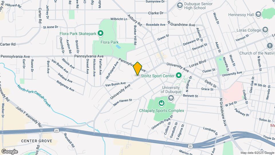2555 University Ave Map and Location Details