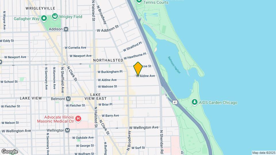 521-525 W Aldine Mapa y Detalles de la Ubicación
