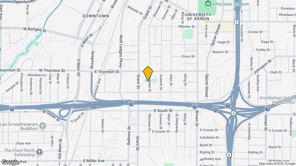 680 Sherman St Map and Location Details