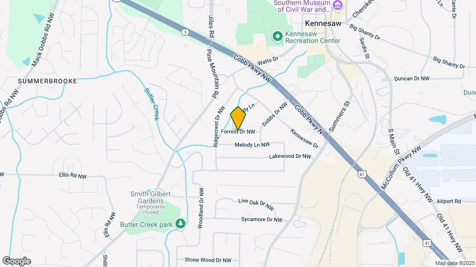 2461 Forrest Dr NW Mapa y Detalles de la Ubicación