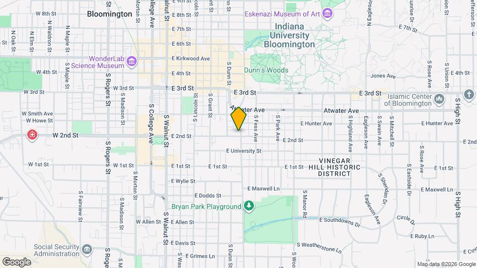 521 E 2nd St Map and Location Details