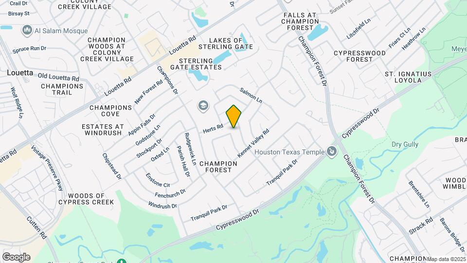 16114 Kempton Park Dr Map and Location Details