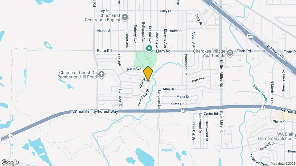 233 Creek Cove Dr Map and Location Details