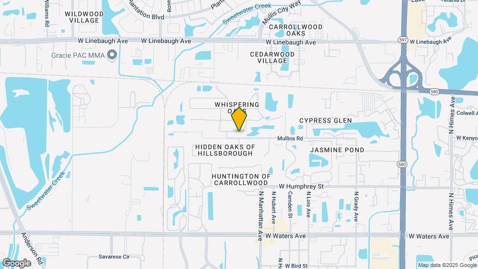 4616 Whispering Park Ln Map and Location Details