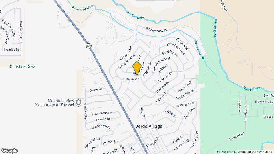 3948 E Del Rio Dr Map and Location Details