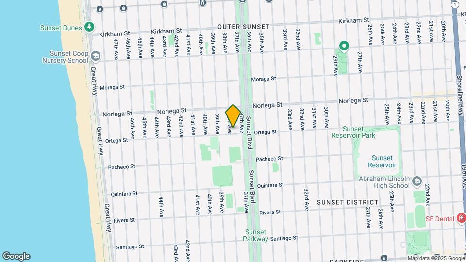 1886 38th Ave Map and Location Details