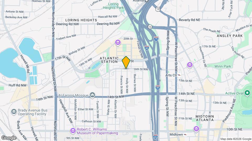 262 16th St NW Map and Location Details