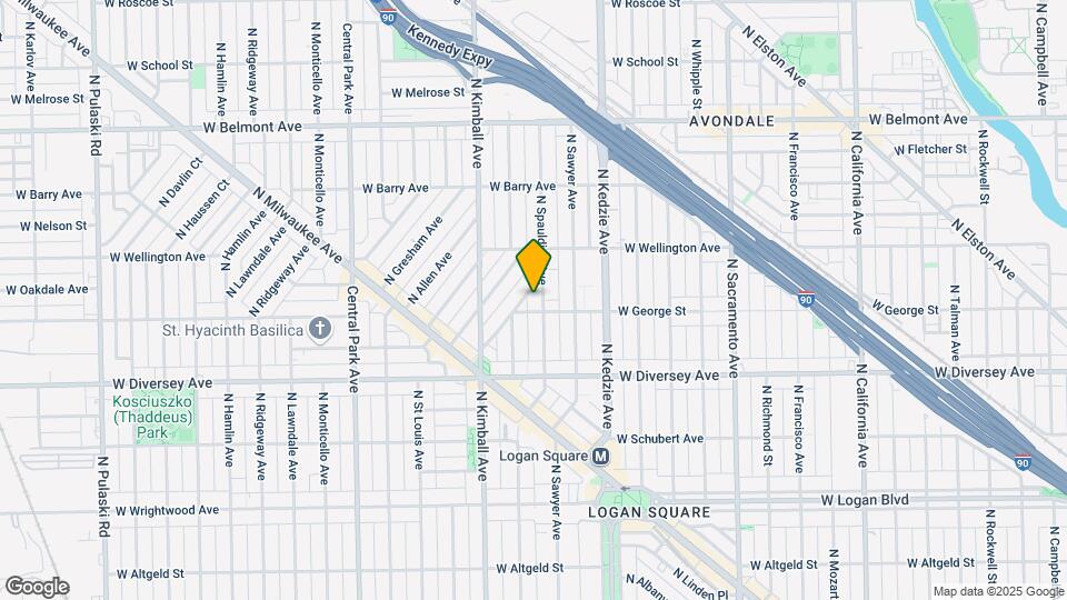 2908 N Spaulding Ave, Unit Coach House Map and Location Details