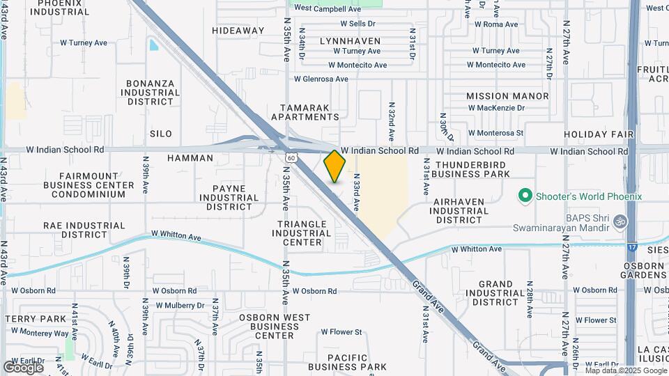 3400 NW Grand Ave Map and Location Details