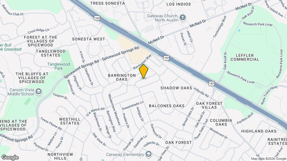 11807 Knights Bridge Map and Location Details