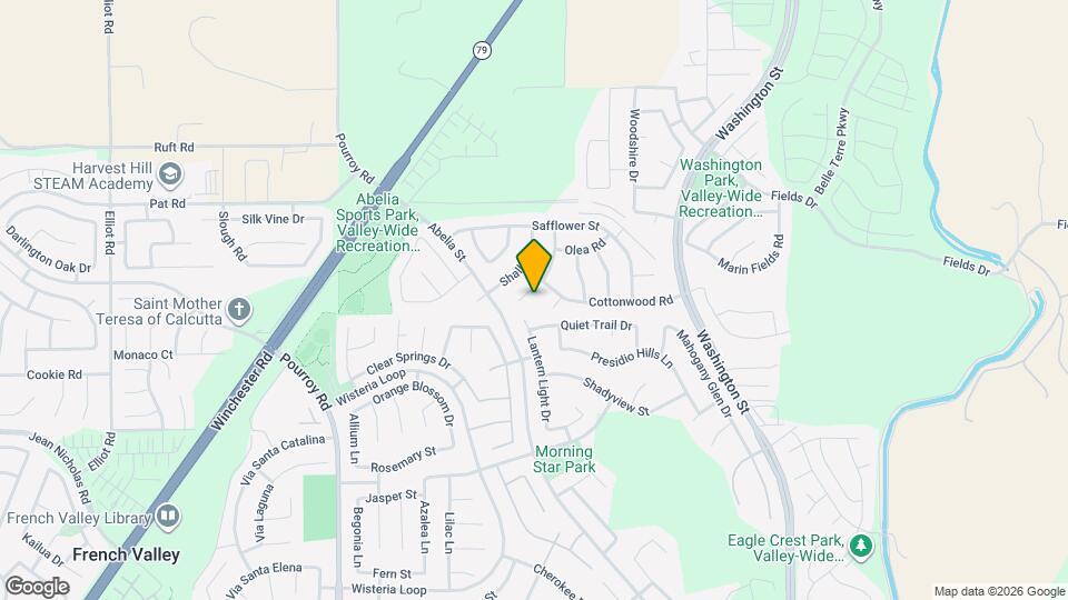 34712 Chinaberry St Map and Location Details