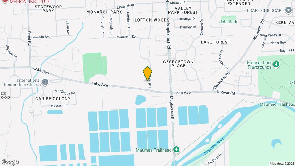 1357 Lofton Way Map and Location Details