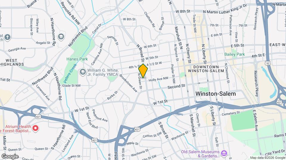 809 Holly Ave NW Map and Location Details