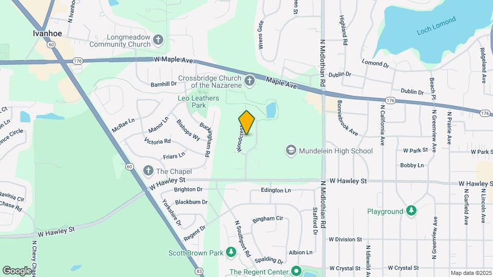 549 Woodcrest Dr Map and Location Details