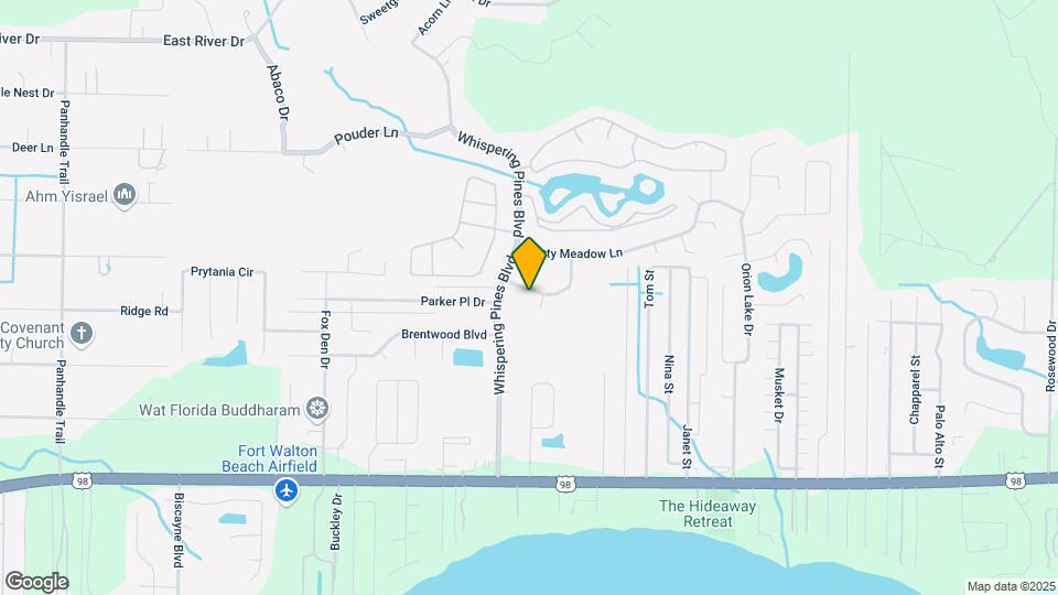 9635 Meadow Wood Ln Map and Location Details
