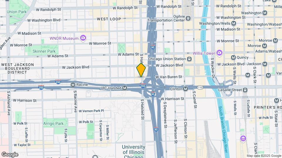 809 W Van Buren St Map and Location Details