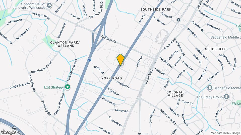 3739 S Tryon St Map and Location Details