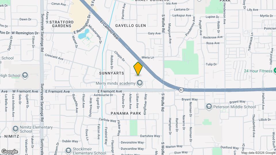 834 Van Dyck Ct Map and Location Details