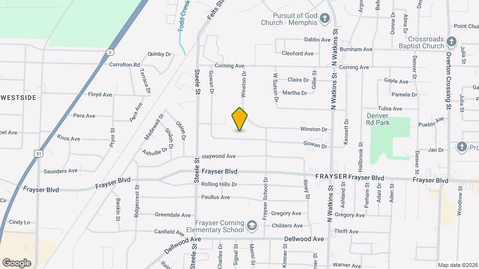 1574 Gowan Dr Map and Location Details