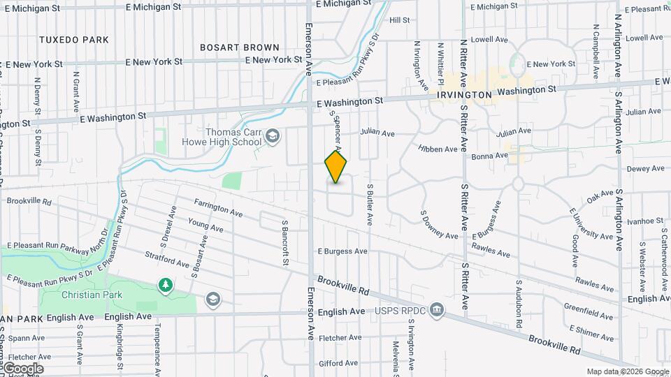 5134 E University Ave Map and Location Details