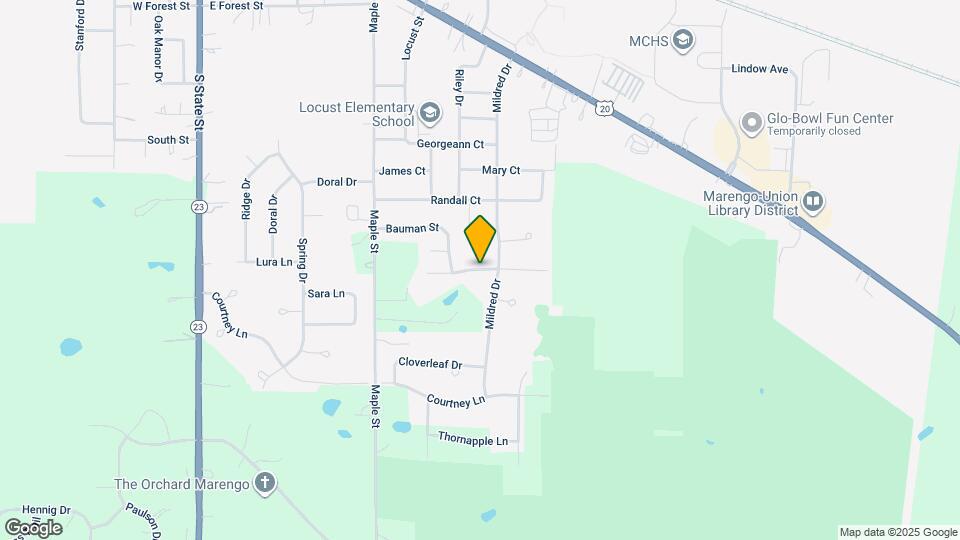 855 Meadow Ln Map and Location Details