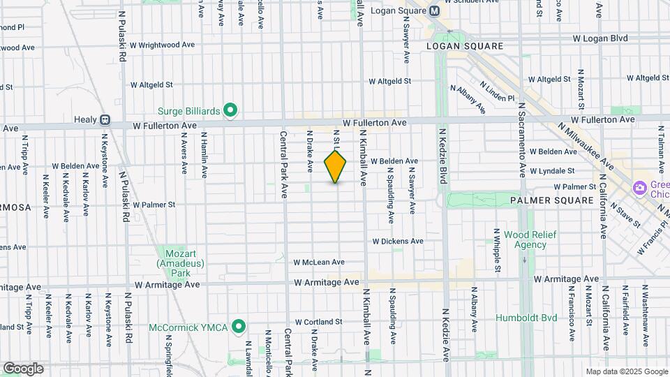 2216 N St Louis Ave Map and Location Details