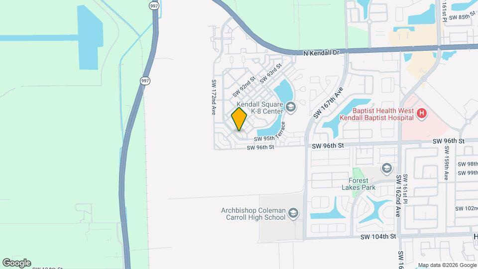 9465 SW 171st Ct Map and Location Details