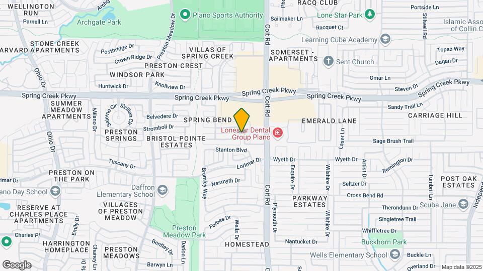 4101 Creekstone Dr Map and Location Details