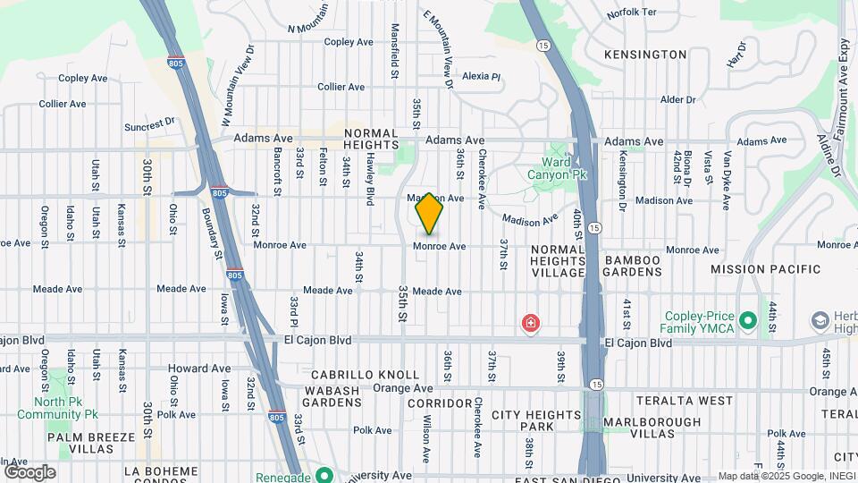 3544 Monroe Ave Map and Location Details