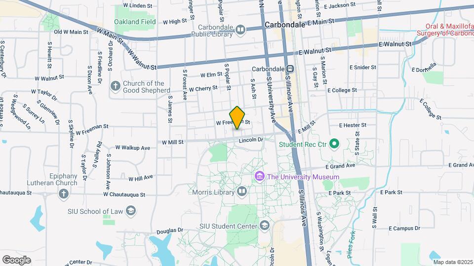 709 S Poplar St Mapa y Detalles de la Ubicación
