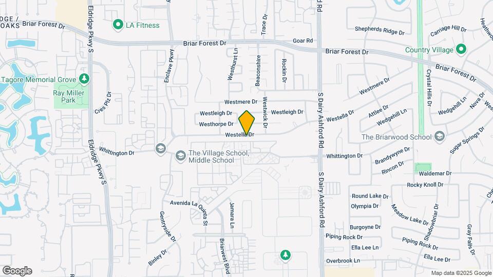 12831 Westella Dr Mapa y Detalles de la Ubicación