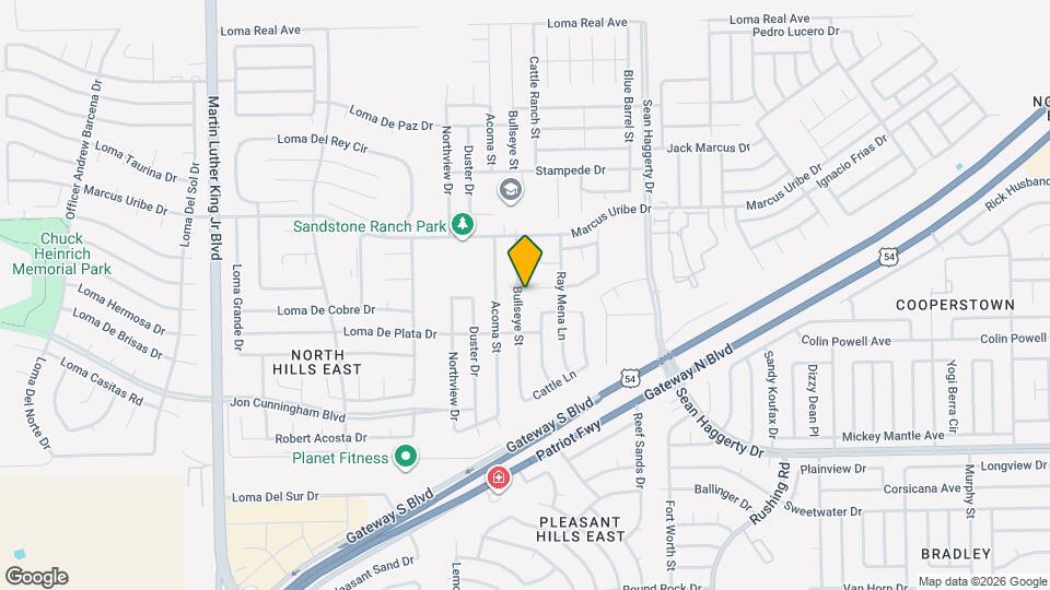 11032 Bullseye St Map and Location Details