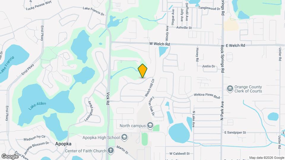 1168 Welch Hill Cir Map and Location Details