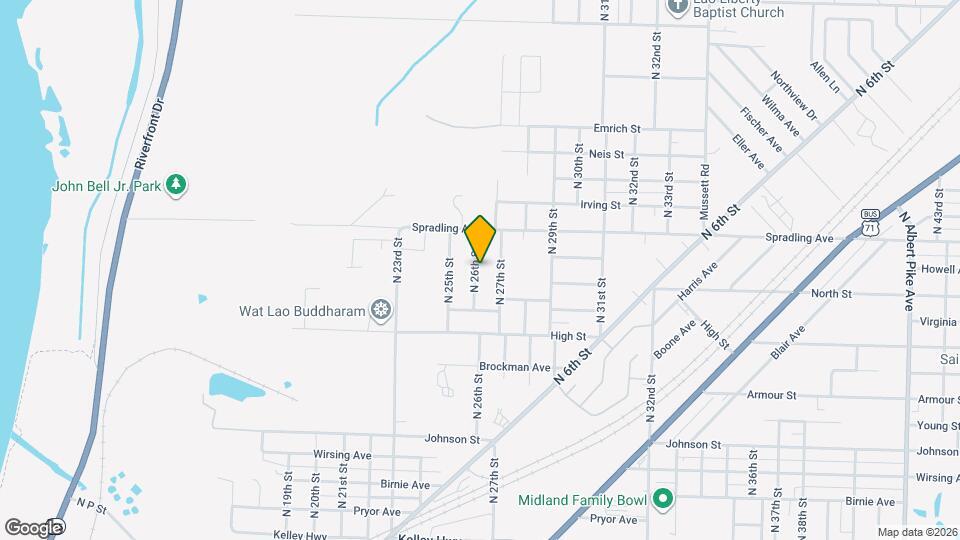 3510-3516 N 26th St Mapa y Detalles de la Ubicación