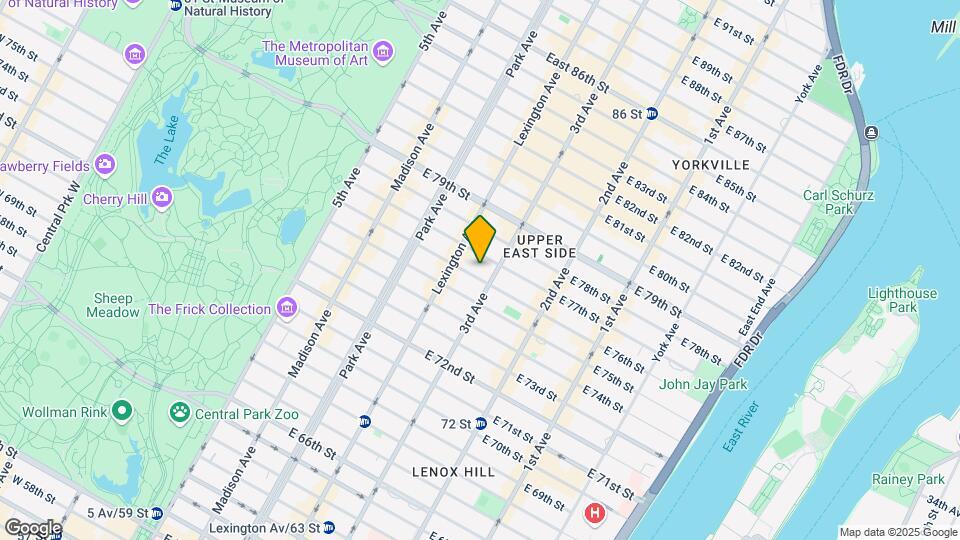 191 E 76th St Map and Location Details