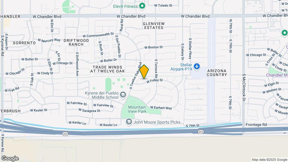 4824 W Folley St Map and Location Details