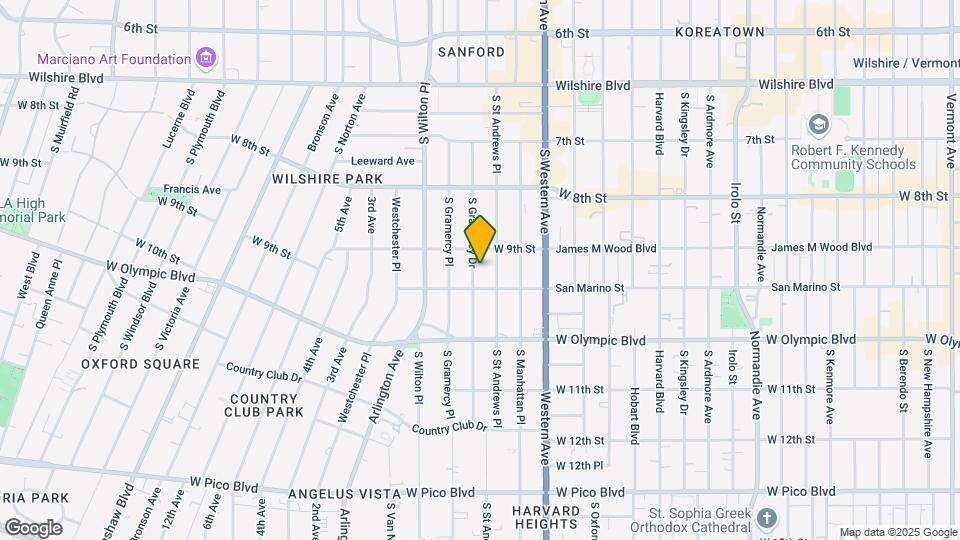 918 S Gramercy Dr Map and Location Details