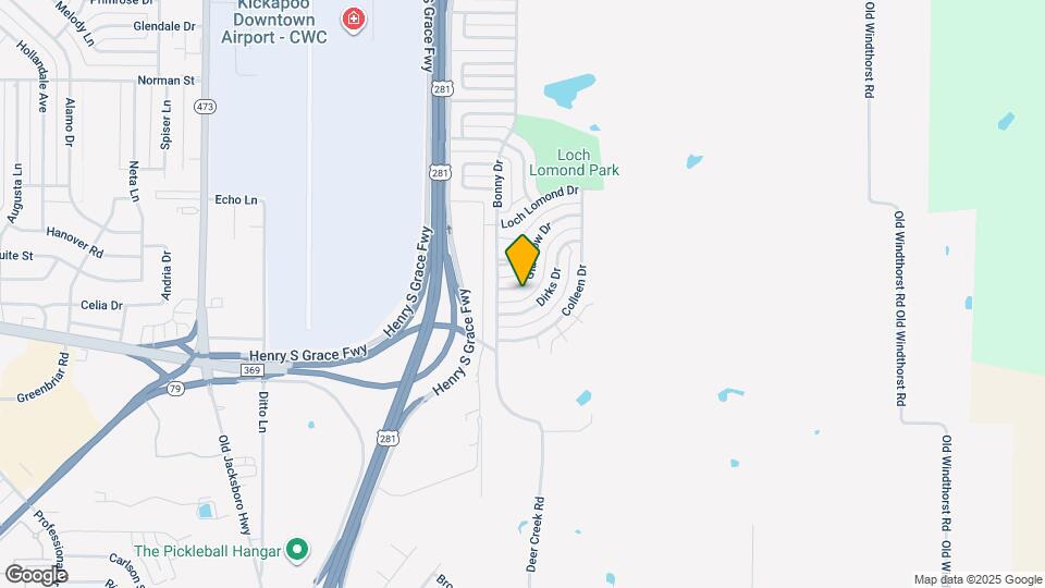 209 Glasgow Dr Map and Location Details