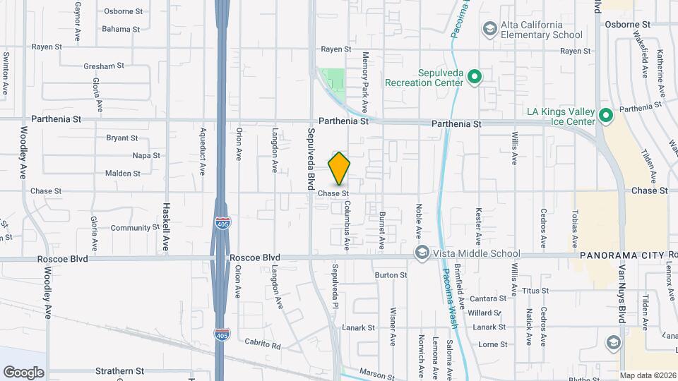 8505 Columbus Ave, Unit 106 Map and Location Details