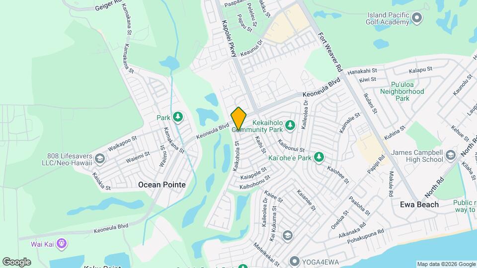 91-1023-1023 Kaikohola St Map and Location Details
