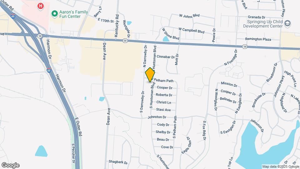 104 S Huntsman Blvd Map and Location Details