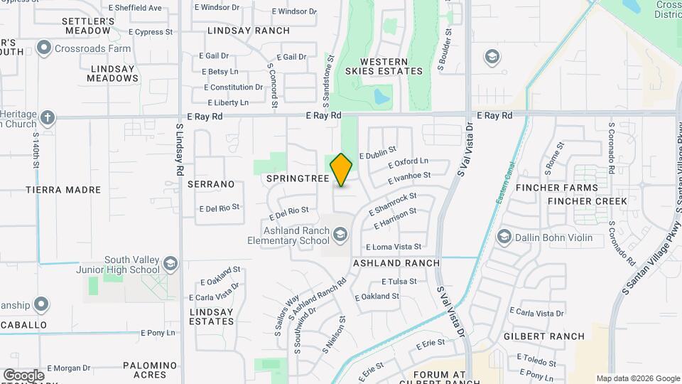 1234 E Ivanhoe Ct Map and Location Details