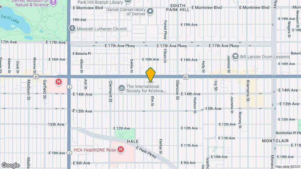1455 Elm St Map and Location Details