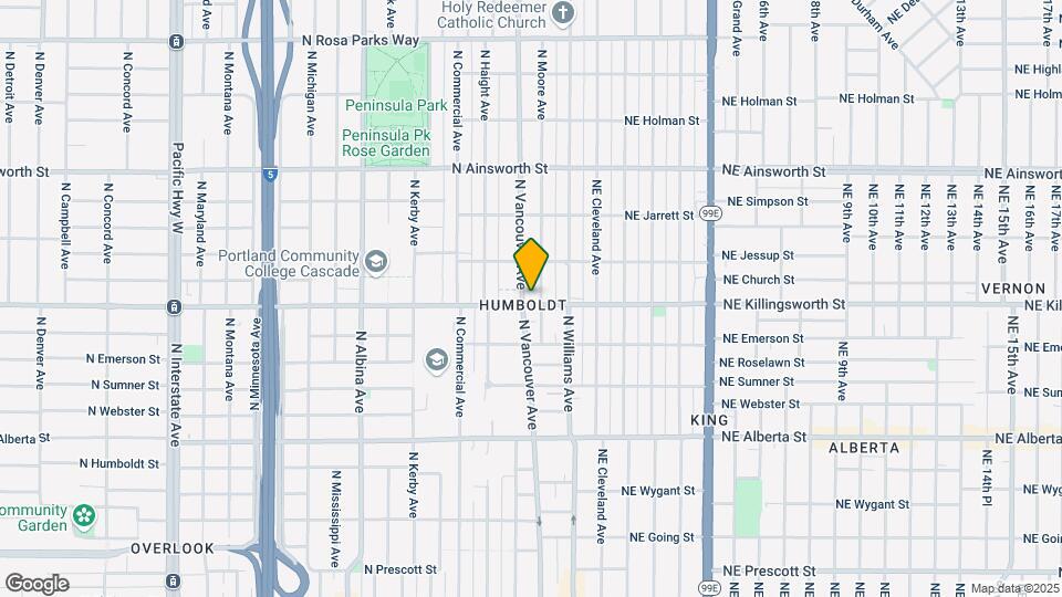 Koz on Killingsworth Mapa y Detalles de la Ubicación