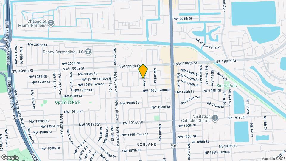 19630 NW 5th Ave Map and Location Details