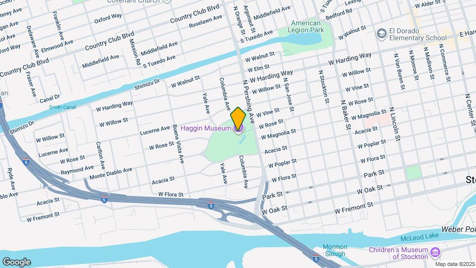 1201 N Pershing Ave Map and Location Details