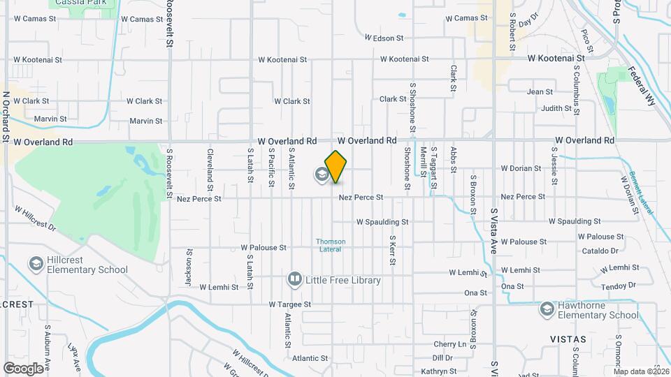 1722 S Owyhee St Map and Location Details