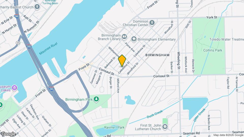 2025 Caledonia St Map and Location Details